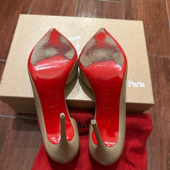 Christian Louboutin Beige Stiletto Heels size 41.5 - Picture 11 of 14